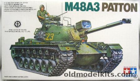 Tamiya 1/35 M48A3 Patton Tank, MM-220A plastic model kit